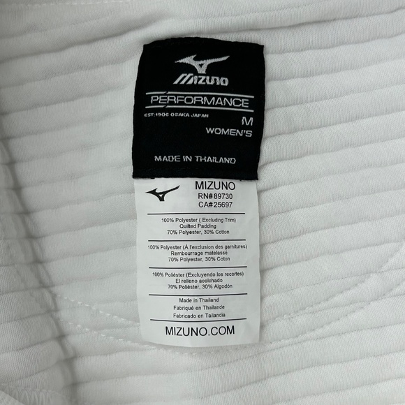 Mizuno NWT NEW Women's Medium White Belted Pipe Full-Length Softball Pants - Picture 11 of 13